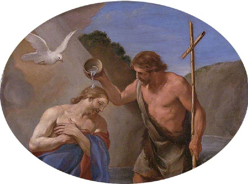 İsa'nın Vaftizi - Andrea Sacchi