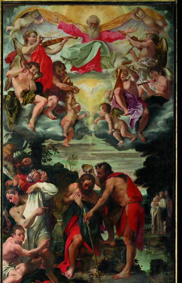 İsa'nın Vaftizi - Annibale Carracci