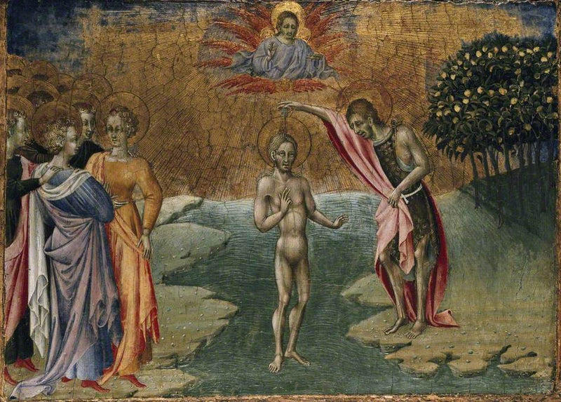 İsa'nın Vaftizi - Giovanni di Paolo