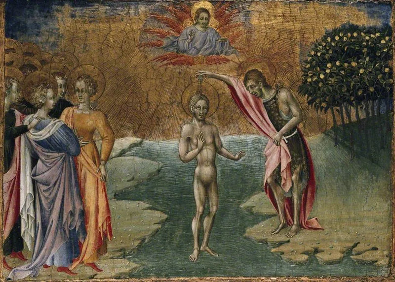 İsa'nın Vaftizi - Giovanni di Paolo