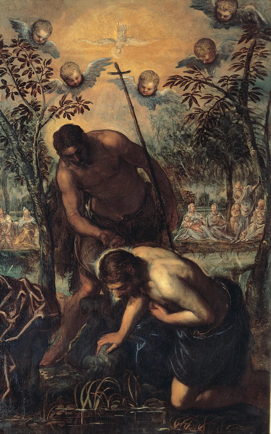 İsa'nın Vaftizi - Jacopo Tintoretto