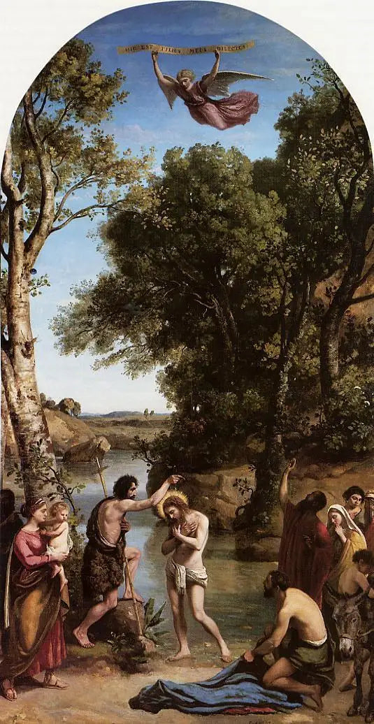 İsa'nın Vaftizi - Jean-Baptiste Camille Corot