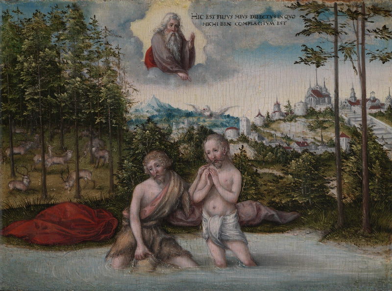 İsa'nın Vaftizi - Lucas Cranach the Elder