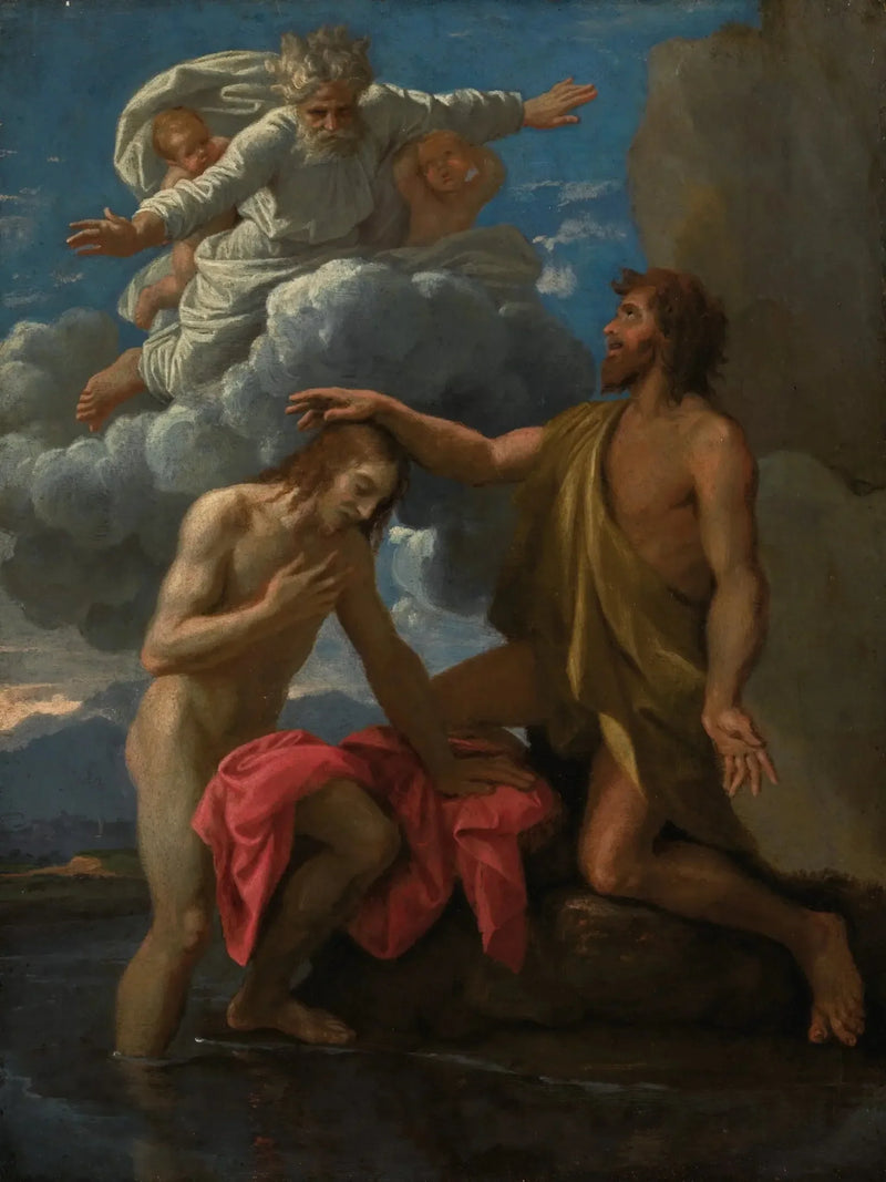 İsa'nın Vaftizi - Nicolas Poussin