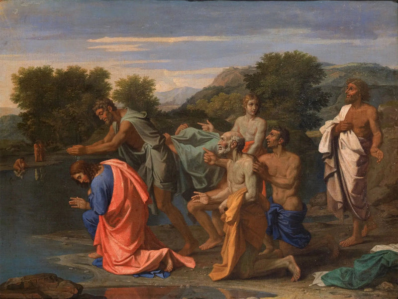 İsa'nın Vaftizi - Nicolas Poussin
