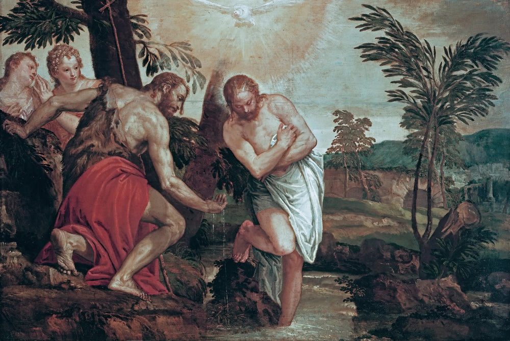Le baptême du Christ - Paul Véronèse - Alpha Reproduction