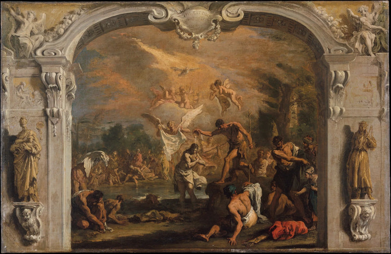 İsa'nın Vaftizi - Sebastiano Ricci