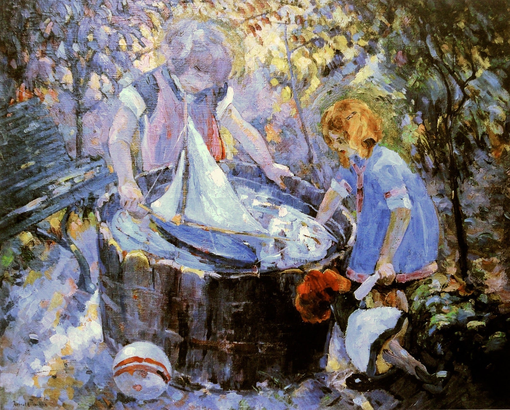 Le Baquet - Robert Antoine Pinchon