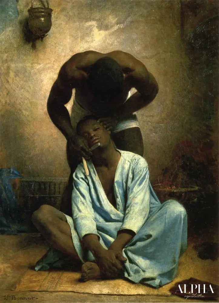 Le Barbier negre a Suez - Léon Bonnat - Reproductions de tableaux et peintures haut de gamme