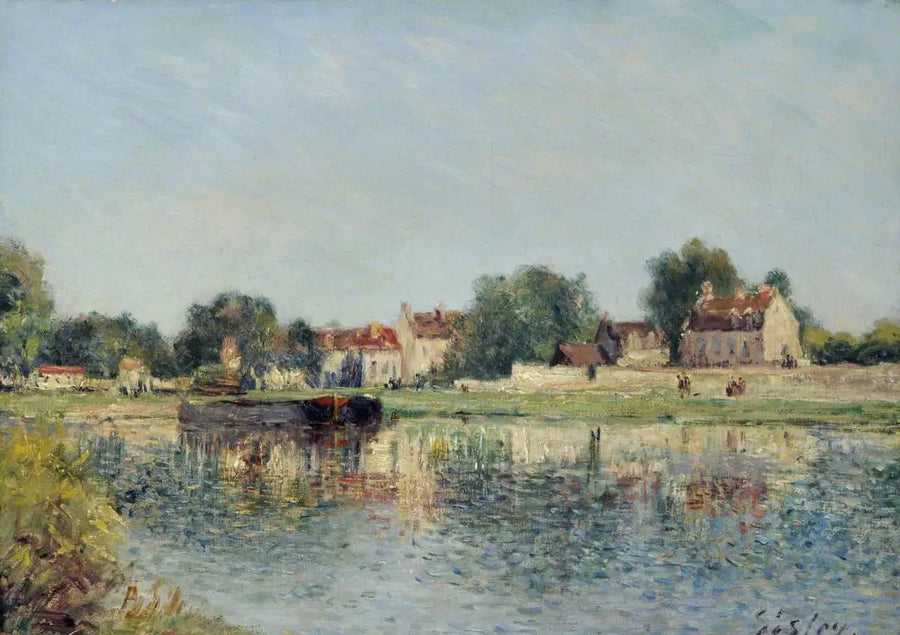 Saint-Mammes Barajı, Fransa - Alfred Sisley