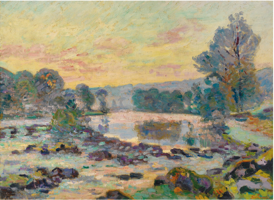 Le barrage de Génétin, Crozant - Armand Guillaumin