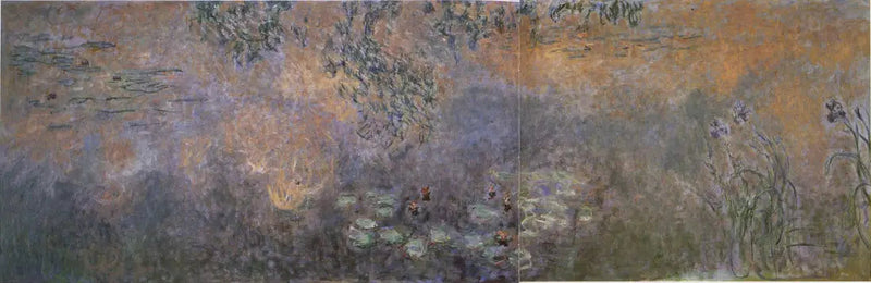 Nilüfer Havuzu ve Iris - Claude Monet