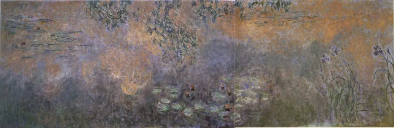 Nilüfer Havuzu ve Iris - Claude Monet
