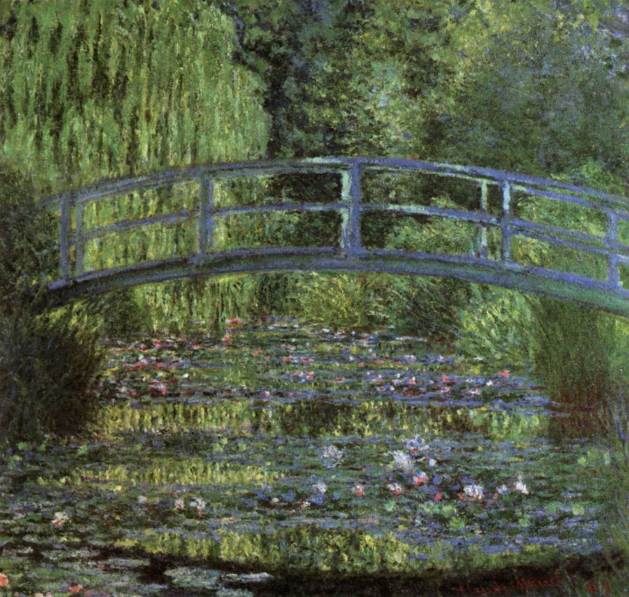 Nilüfer Havuzu, yeşil uyum - Claude Monet