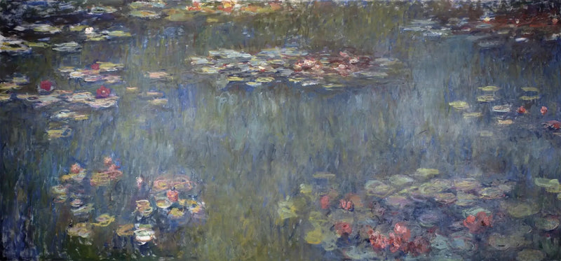 Nilüfer Havuzu, yeşil yansımalar - Claude Monet