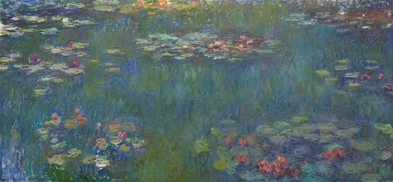 Nilüfer Havuzu, yeşil yansımalar - Claude Monet
