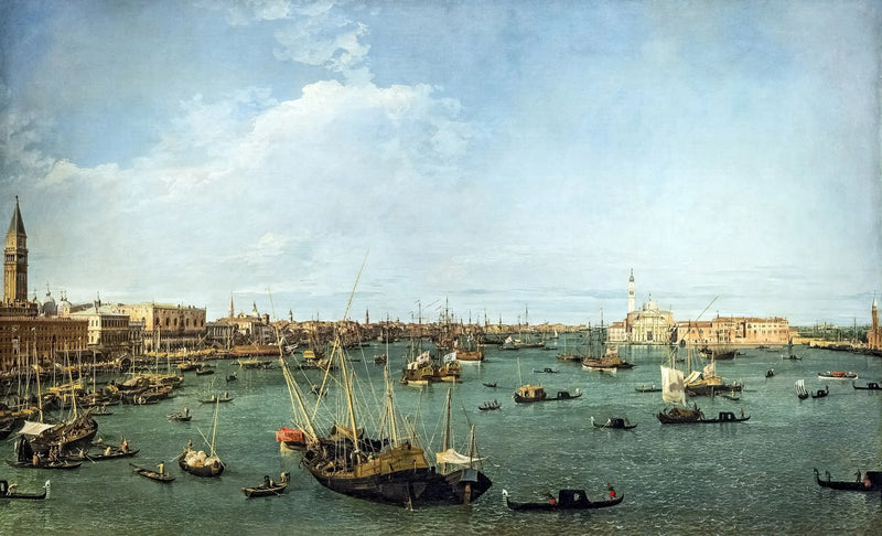 Saint Mark Havzası, Venedik - Canaletto