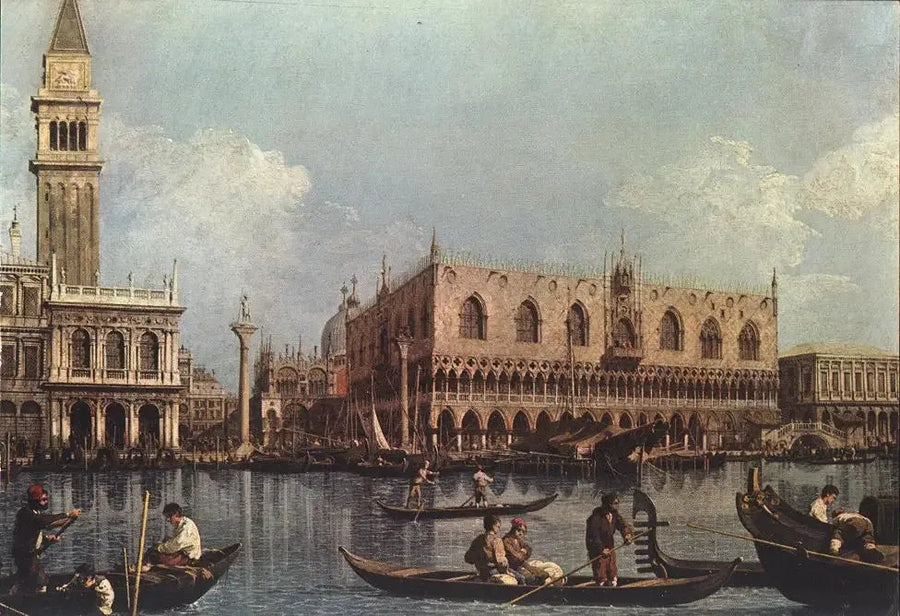 Saint-Marc Havzası, Gümrük Burnu'ndan Görünüm - Canaletto