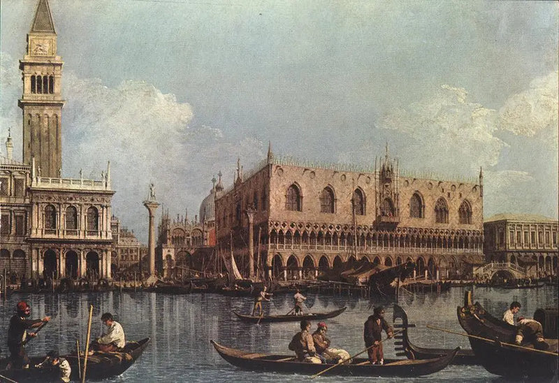 Saint-Marc Havzası, Gümrük Burnu'ndan Görünüm - Canaletto