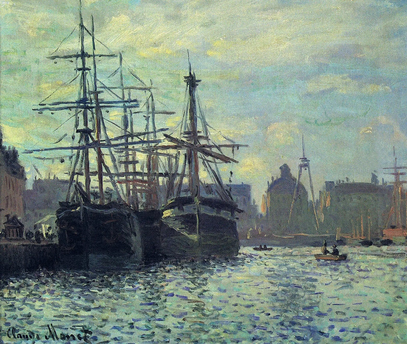 Ticaret Havzası. Le Havre - Claude Monet