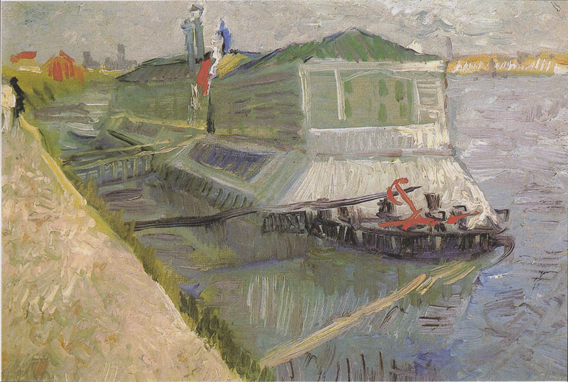 Seine Nehri'nde Asnières'deki Çamaşırhane Botu - Vincent van Gogh