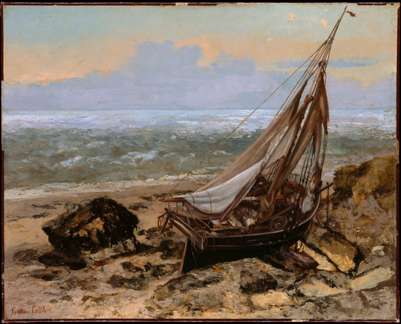Balıkçı Teknesi - Gustave Courbet