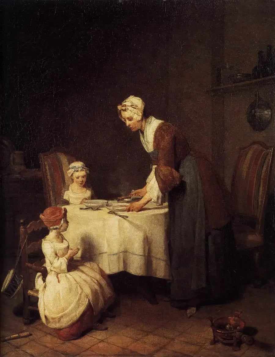 Le Bénédicité - Jean Simeón Chardin