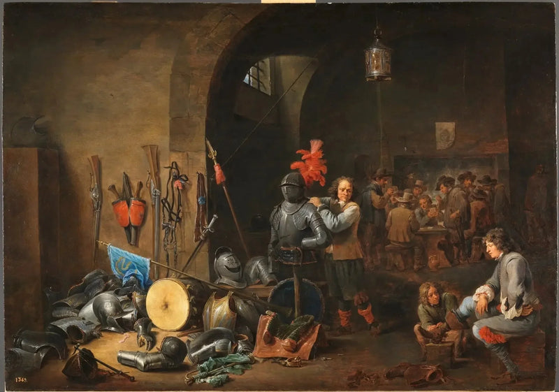 Le Bivouac - David Teniers genç