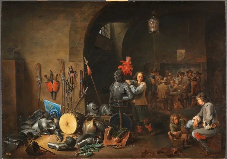 Le Bivouac - David Teniers genç