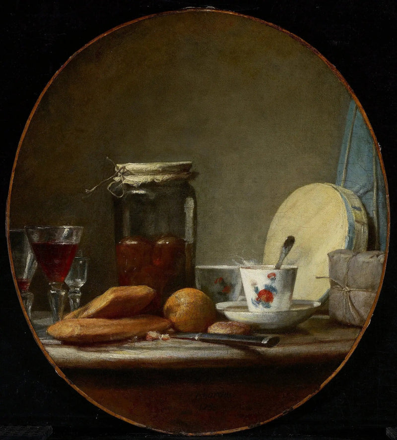 Şeftali Kavanozu - Jean Siméon Chardin