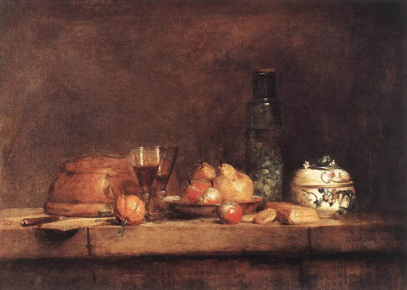 Zeytin Kavanozu - Jean Simeón Chardin