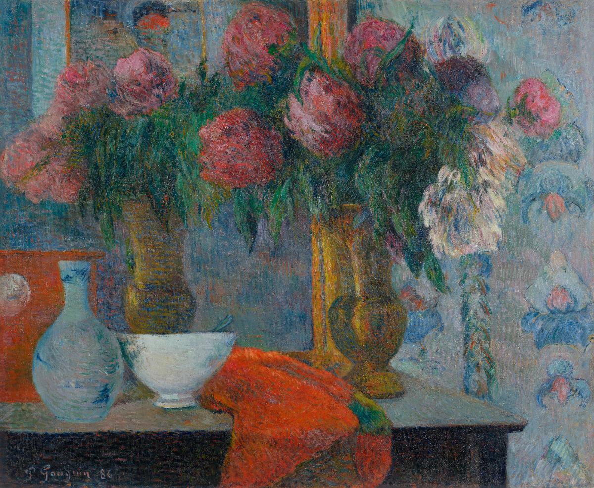 Reproduction du tableau « Le Bol blanc - Paul Gauguin » par Alpha Reproduction en peinture à l’huile