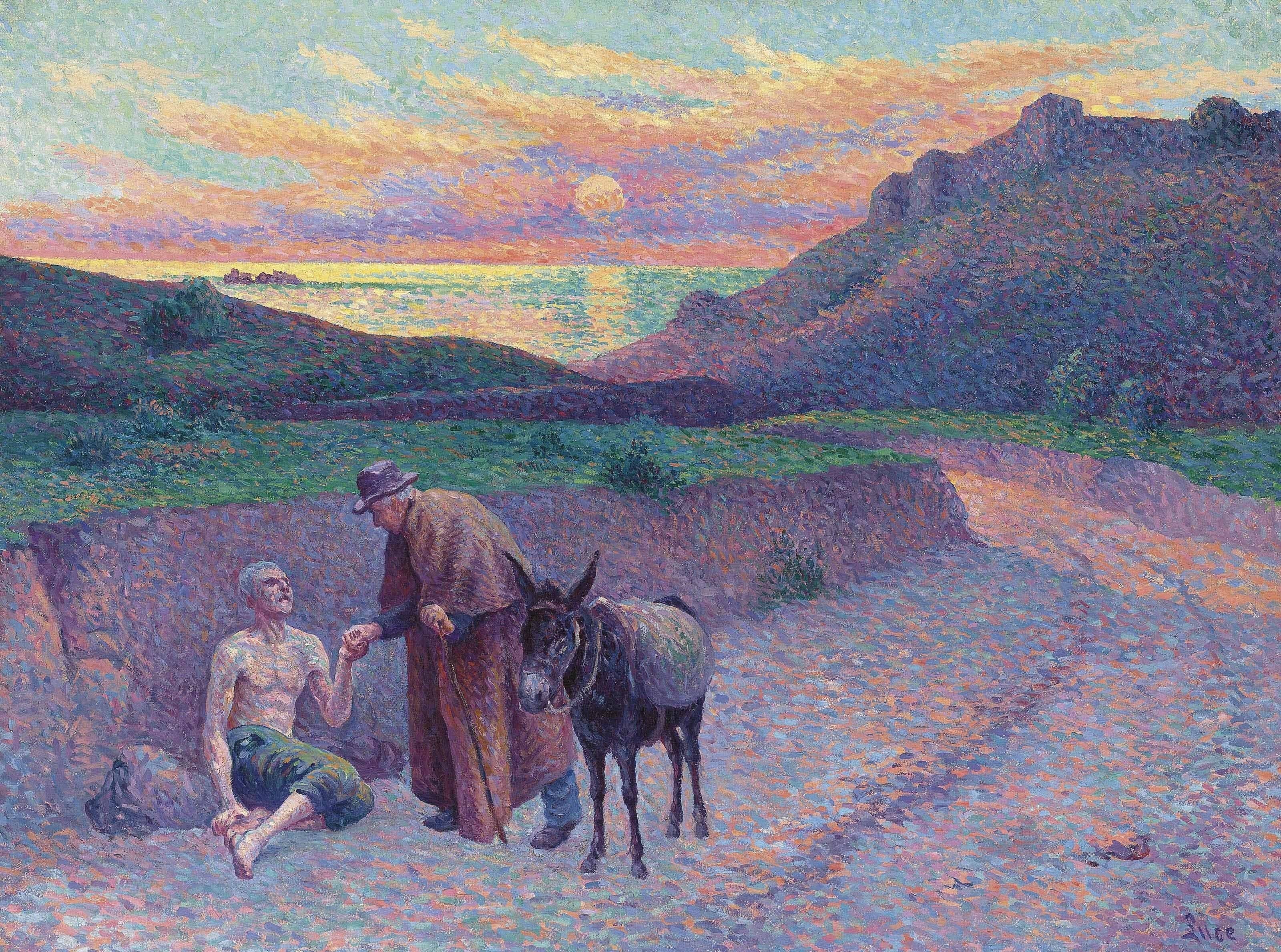 Le bon samaritain - Maximilien Luce