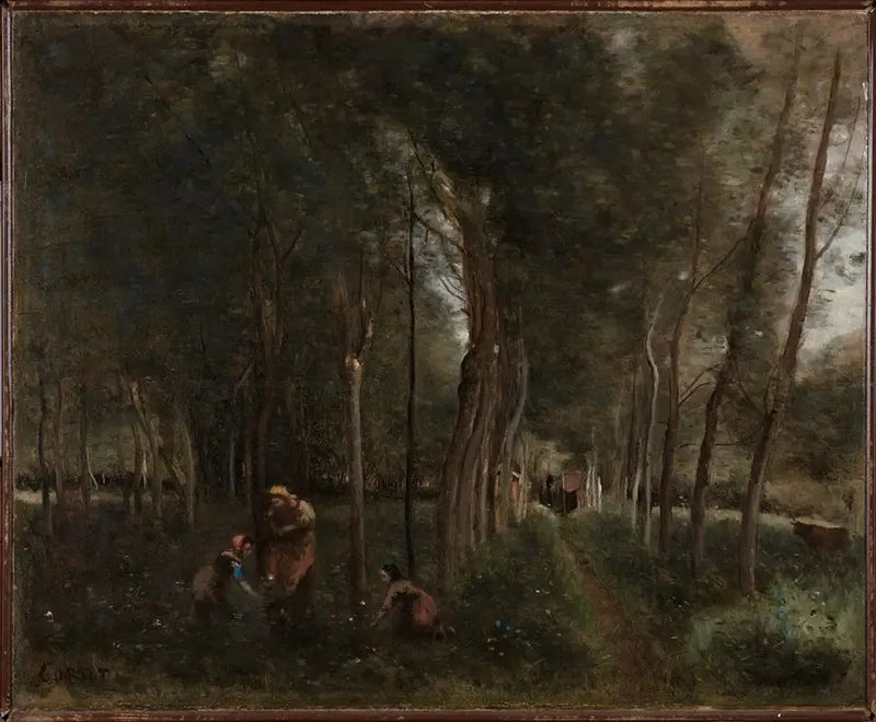 Brunoy'daki Dubuisson Korusu - Jean-Baptiste Camille Corot