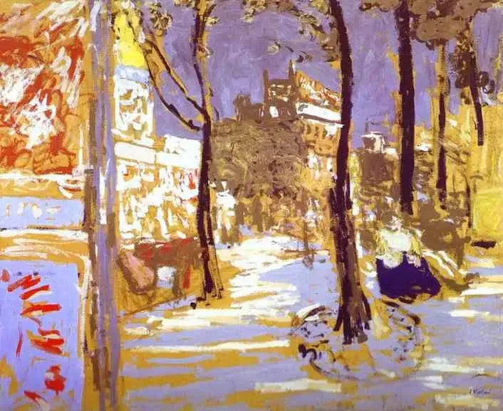 Battignolles Bulvarı - Édouard Vuillard