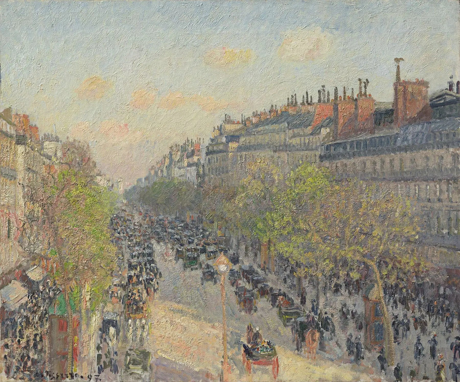 Montmartre Bulvarı, gün sonu - Camille Pissarro