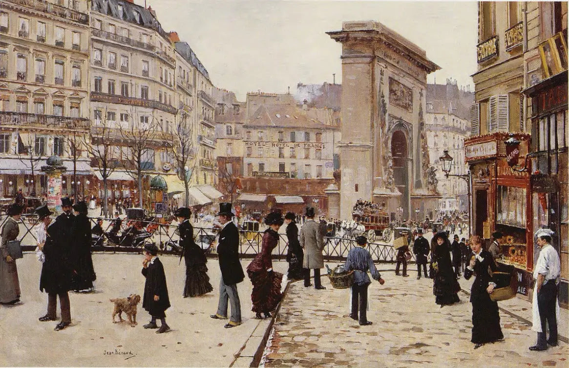 Le Boulevard Saint-Denis Paris - Jean Béraud - Alpha Reproduction