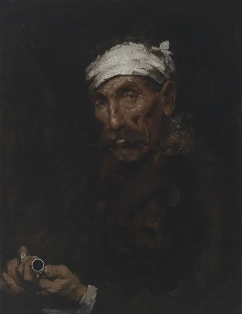 Yaralanmış avcı - William Merritt Chase