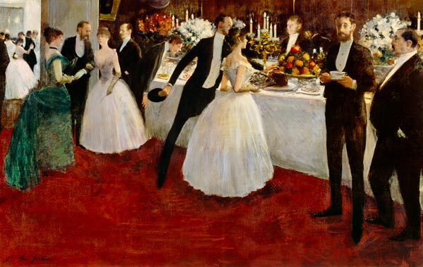 Le buffet - Jean-Louis Forain