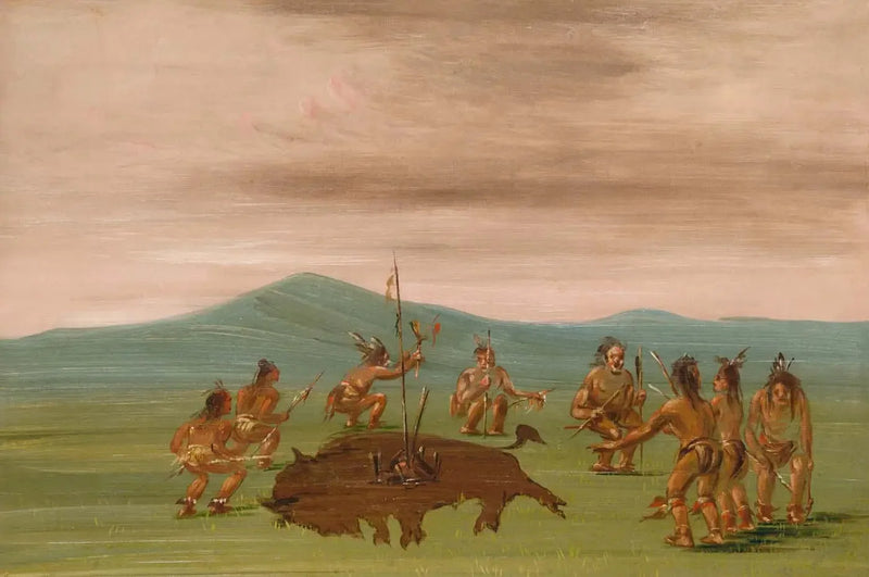 Siouxların Tıbbi Boğası - George Catlin