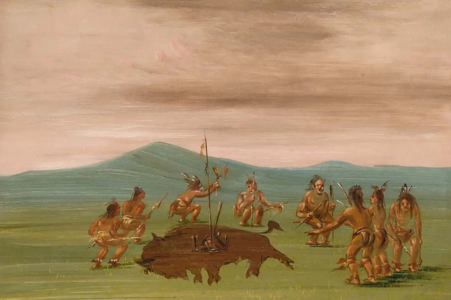 Siouxların Tıbbi Boğası - George Catlin