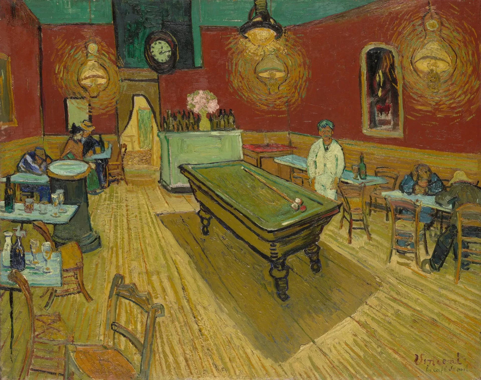 Le Café de nuit - Vincent van Gogh image 1 reproduction artisanale de tableau