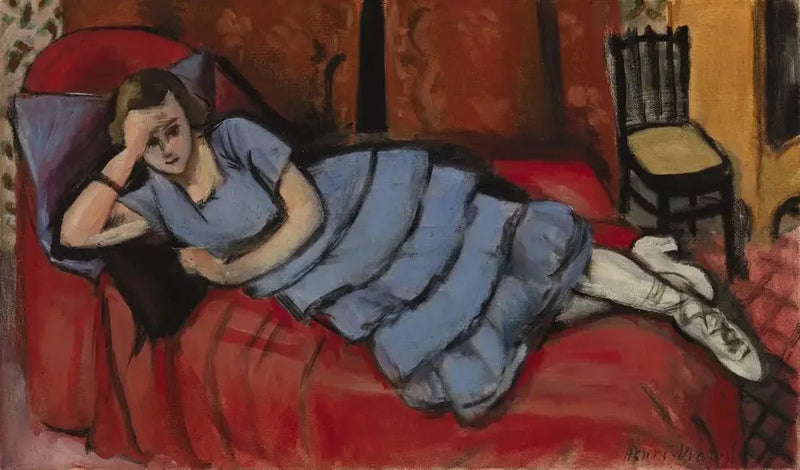 Kırmızı Kanepe (Kırmızı Kanepe) - Henri Matisse