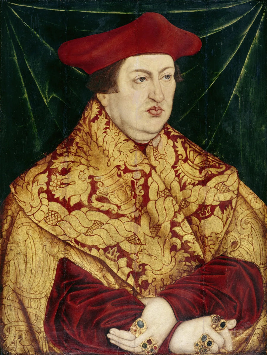 Cardinal Albert de Brandenburg - Lucas Cranach the Elder