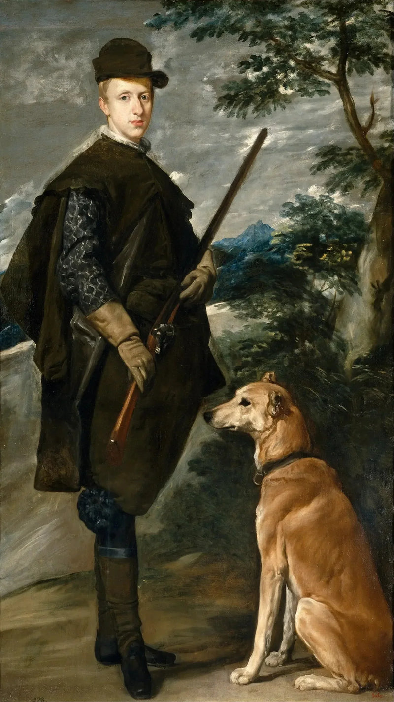 Kardinál-bebek Fernando d'Autriche avcı - Diego Velázquez