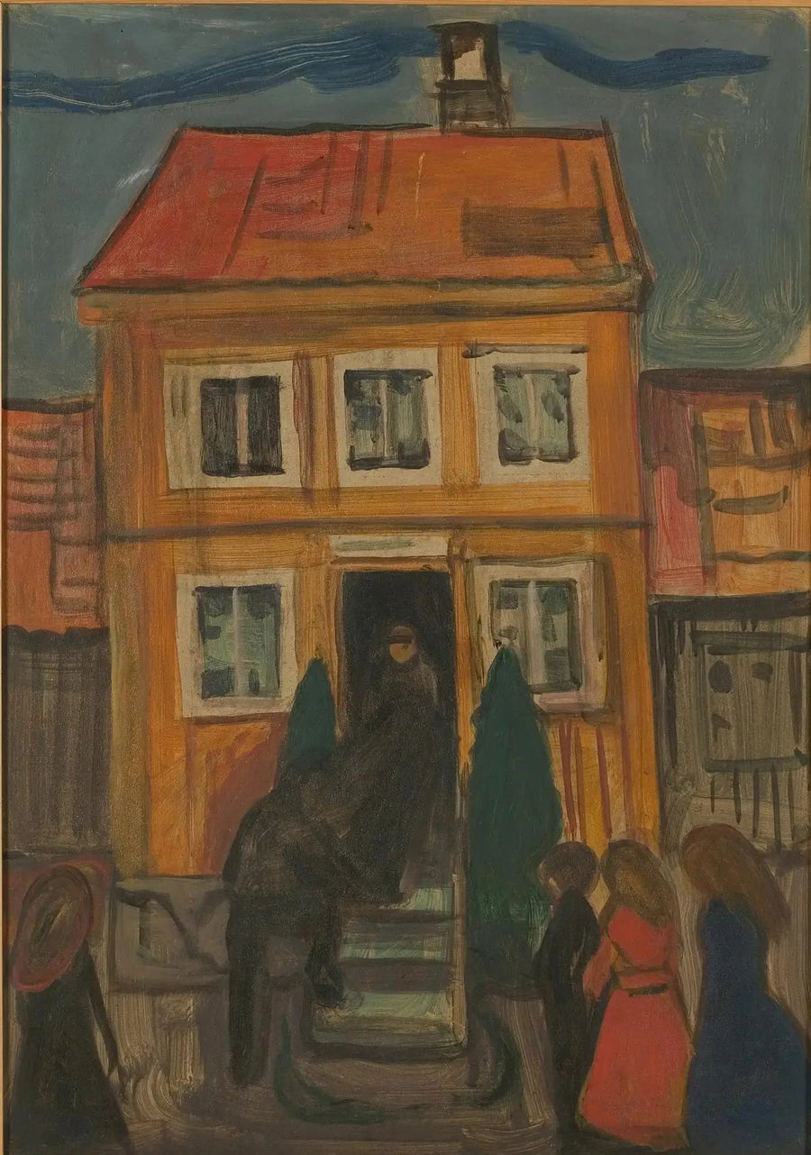 Tabut taşınıyor - Edvard Munch