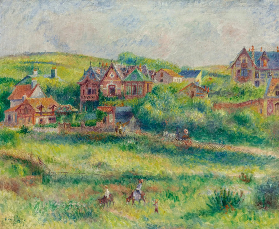 Blanche Pierson'un Pourville'deki Dağ Evi - Pierre-Auguste Renoir