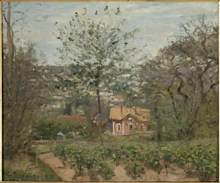 Dağ Evi, Pembe Ev - Camille Pissarro