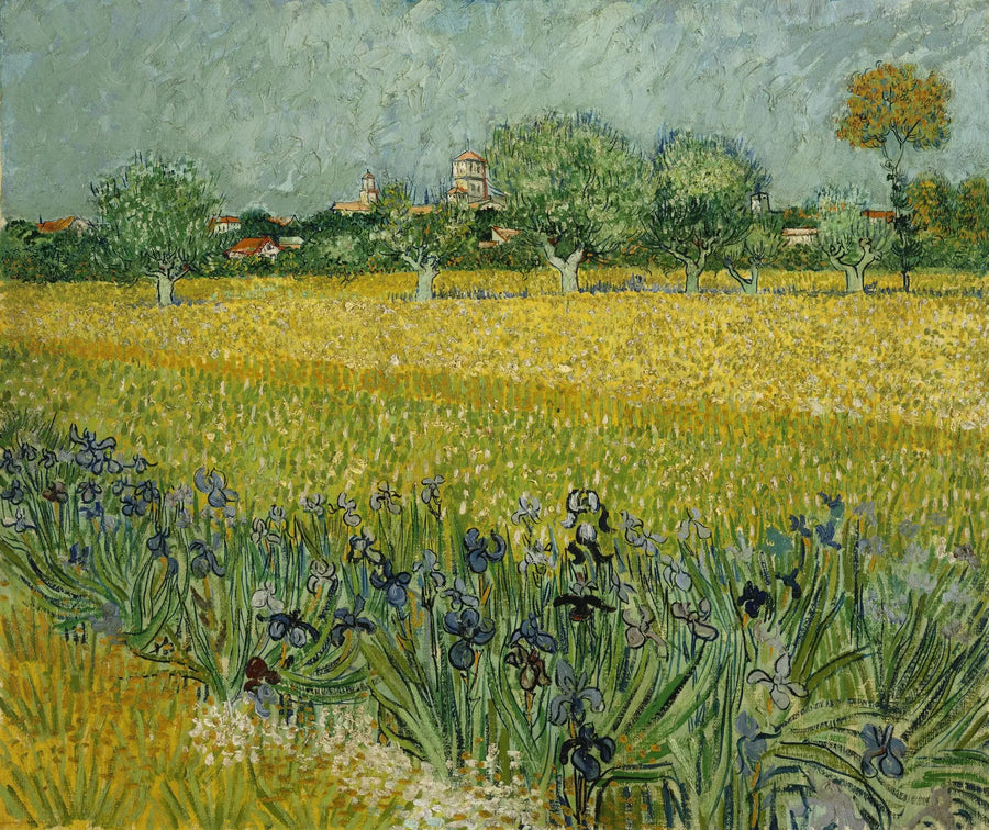 İrisli Buğday Tarlası - Vincent van Gogh