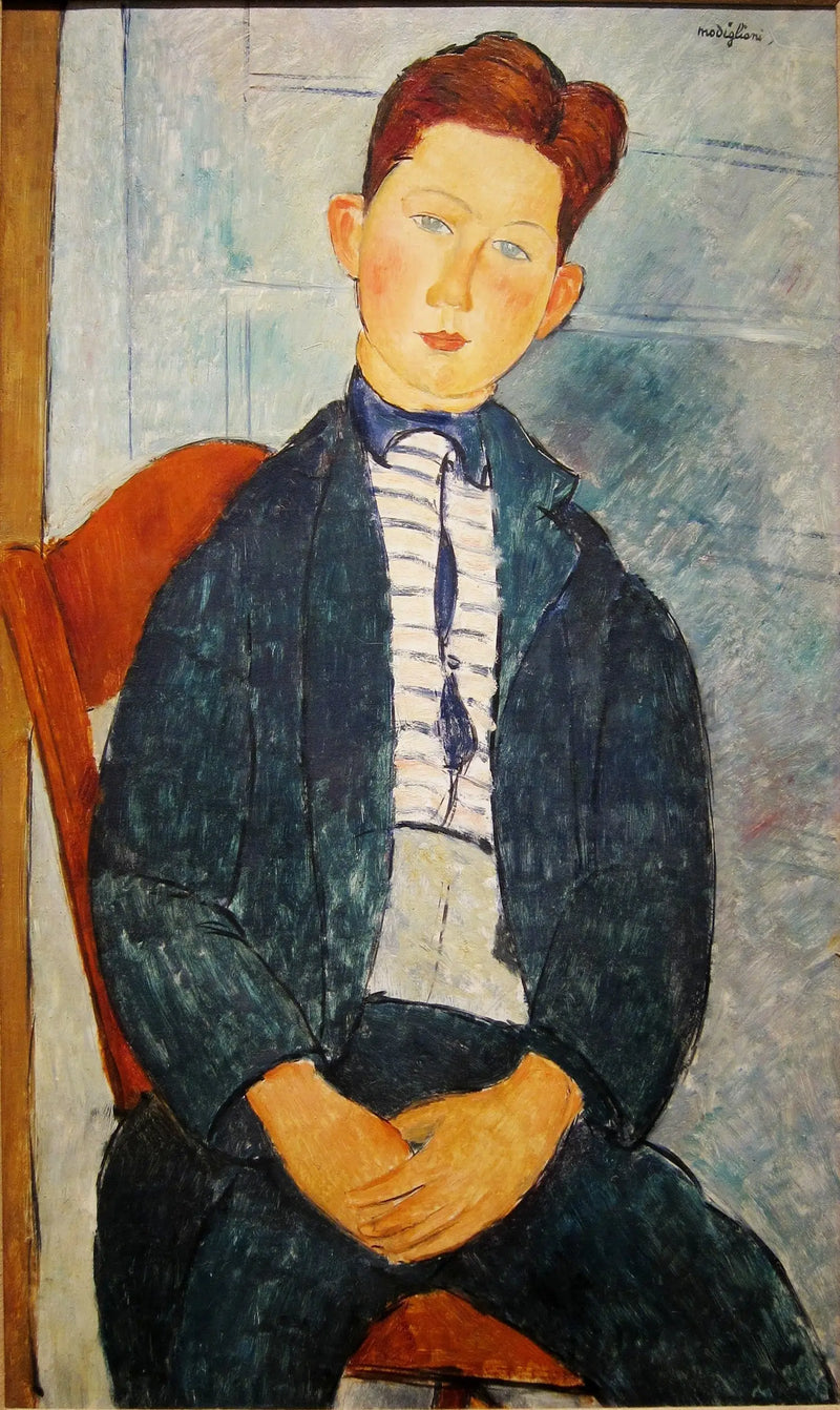 Çizgili Kazak - Amedeo Modigliani